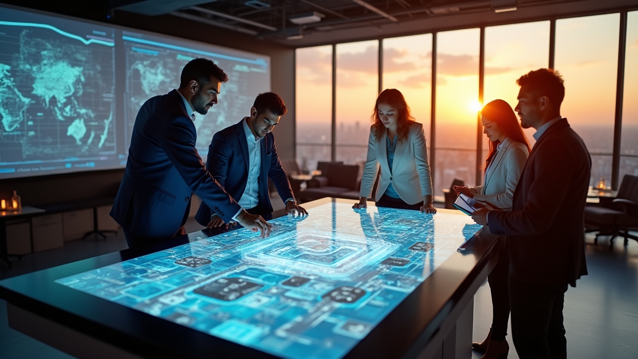 Organisational transformation process visualisation